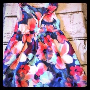 Girls floral spring dress size 3T Penelope Mack